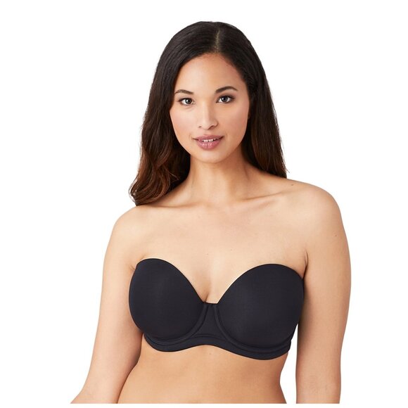 NWT Wacoal Red Carpet Strapless Underwire Bra in Black Size 36G - Picture 1 of 5